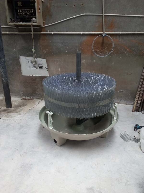 成都新津晟鑫东辉科技-1台20T冷却塔安装现场