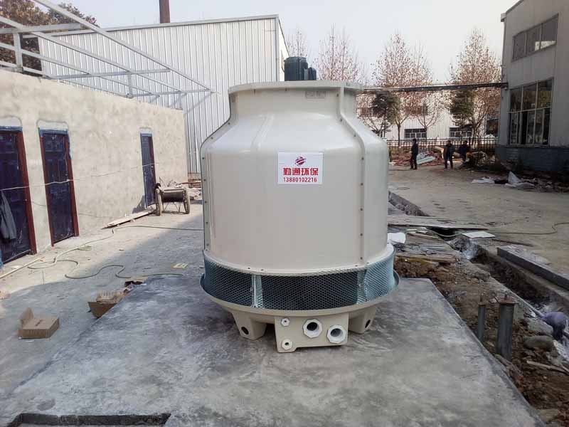 绵阳北川40T冷却塔安装现场