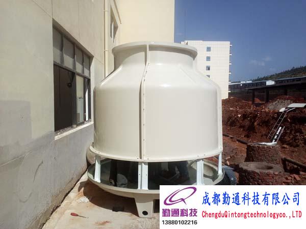 云南玉溪GL-60T<a href=http://www.xllqt.com/ target='_blank'>冷却塔</a>安装现场，订购单位：广州市海同机电设备有限公司