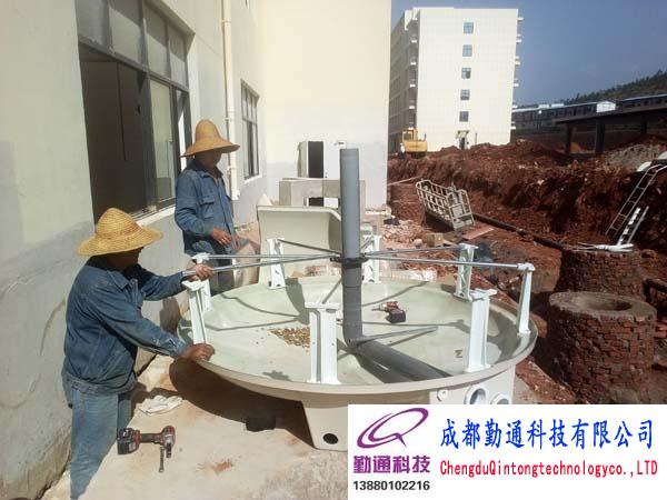 云南玉溪GL-60T冷却塔安装现场，订购单位：广州市海同机电设备有限公司