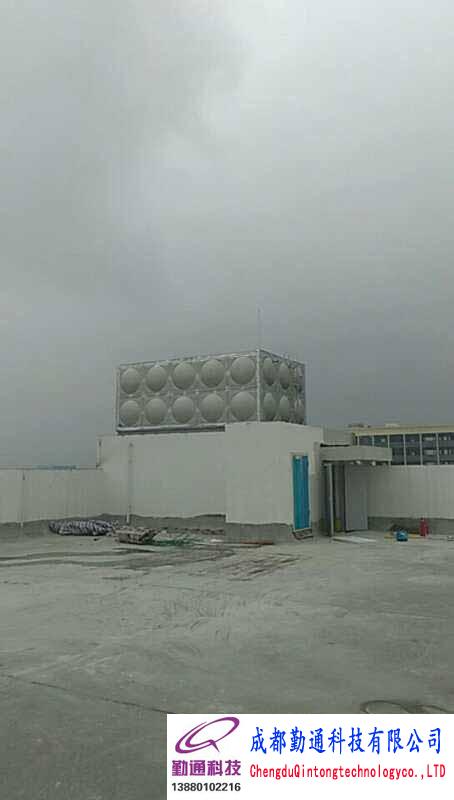 四川郫县红光30立方不锈钢保温水箱