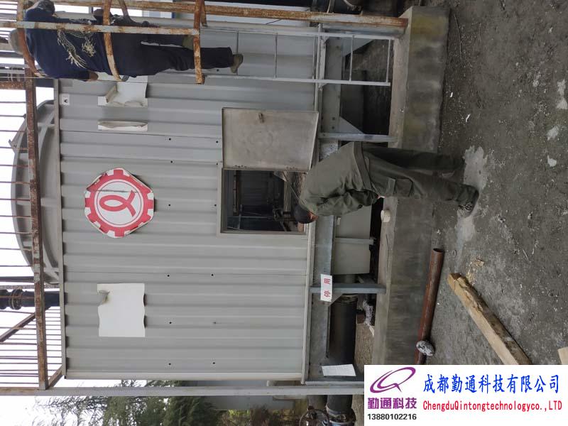 龙泉光明光电良机冷却塔维修保养、水泵维修保养施工现场