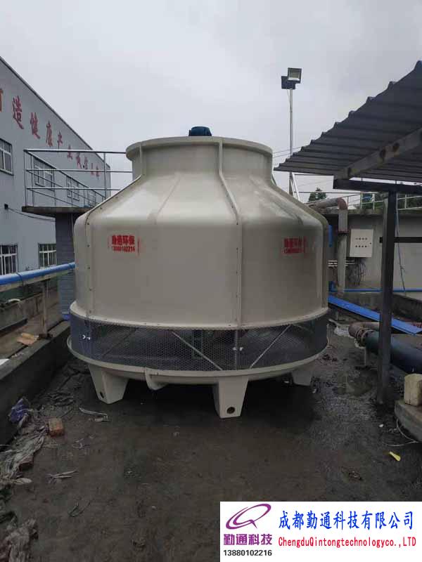 资阳冷却塔GL-100T冷却塔安装现场