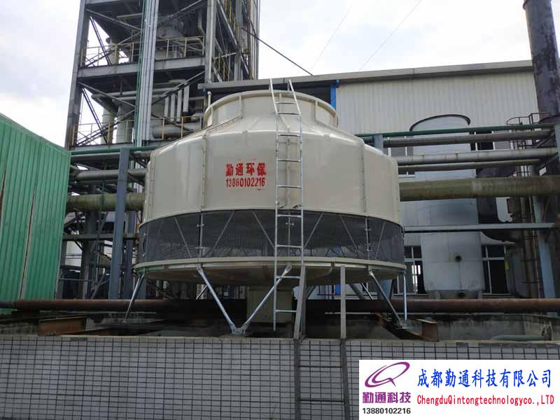 四川眉山GL-300T冷却塔安装现场