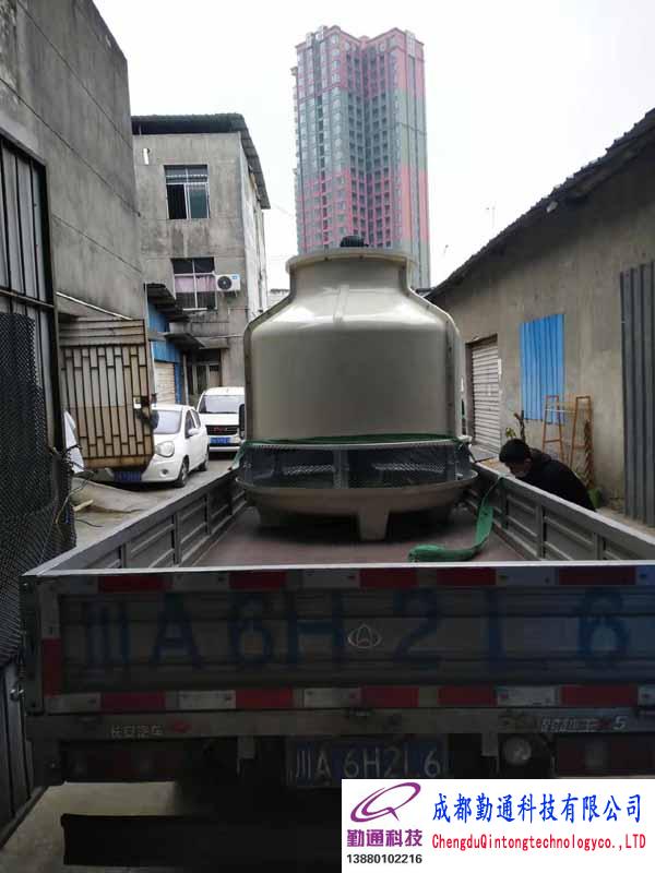 简阳30T冷却塔-订购单位：成都启洲包装设备有限公司