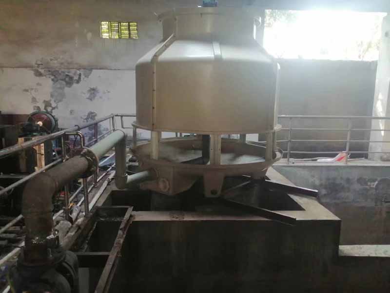 成都80T冷却塔系统改造维修安装现场